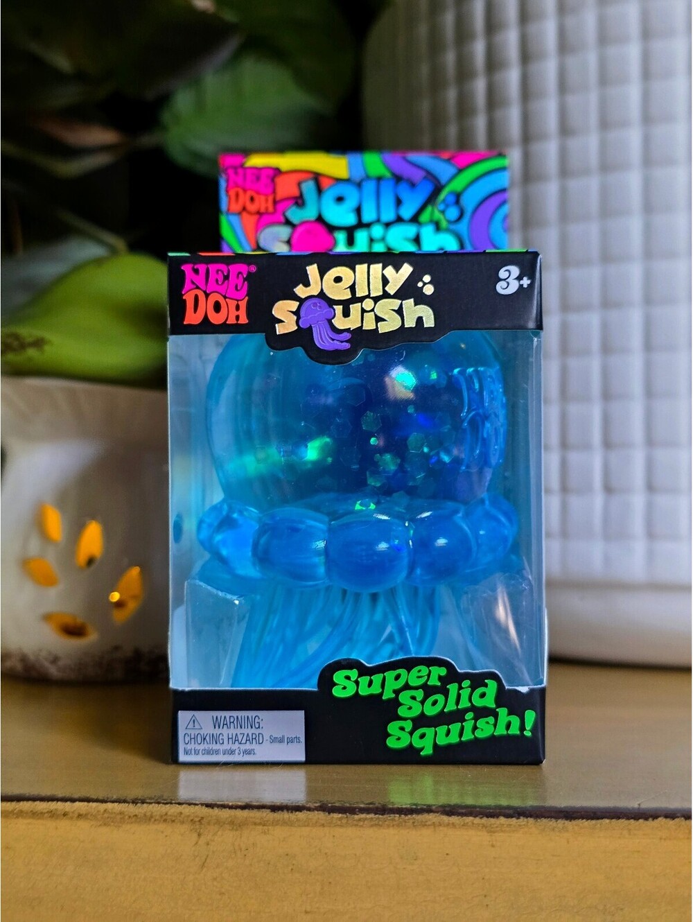 NIB Authenic Schylling Needoh JellySquish BLUE